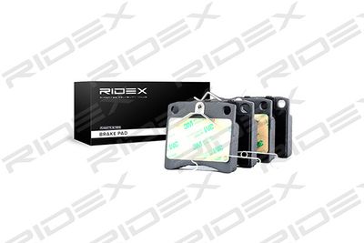 402B0299 RIDEX Комплект тормозных колодок, дисковый тормоз