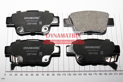 DBP1649 DYNAMATRIX Комплект тормозных колодок, дисковый тормоз