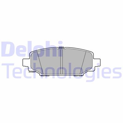 LP3582 DELPHI Комплект тормозных колодок, дисковый тормоз