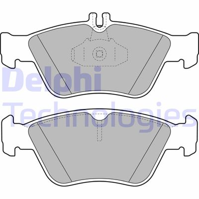 LP1588 DELPHI Комплект тормозных колодок, дисковый тормоз