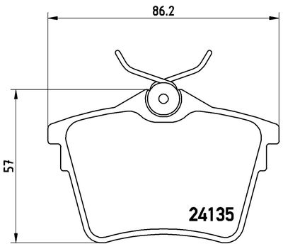 FK20316 KAISHIN Комплект тормозных колодок, дисковый тормоз