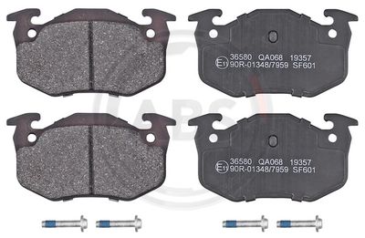 36580 A.B.S. Комплект тормозных колодок, дисковый тормоз