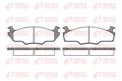 012110 REMSA Комплект тормозных колодок, дисковый тормоз