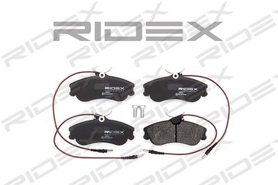 402B0265 RIDEX Комплект тормозных колодок, дисковый тормоз