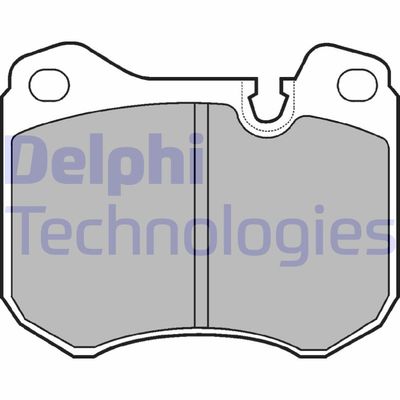 LP446 DELPHI Комплект тормозных колодок, дисковый тормоз
