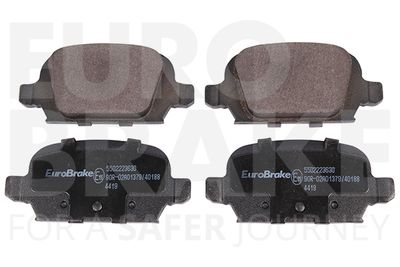 5502223630 EUROBRAKE Комплект тормозных колодок, дисковый тормоз