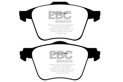 DP21914 EBC Brakes Комплект тормозных колодок, дисковый тормоз