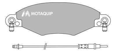 LVXL993 MOTAQUIP Комплект тормозных колодок, дисковый тормоз