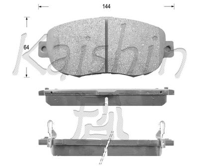 FK2126 KAISHIN Комплект тормозных колодок, дисковый тормоз