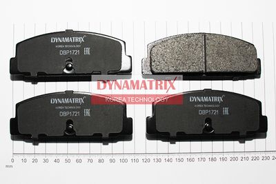 DBP1721 DYNAMATRIX Комплект тормозных колодок, дисковый тормоз