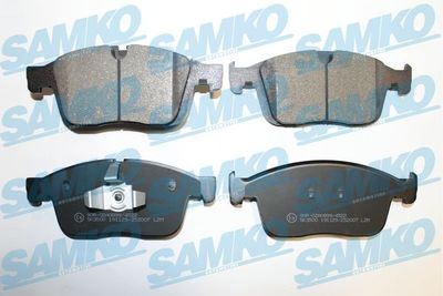 5SP2007 SAMKO Комплект тормозных колодок, дисковый тормоз