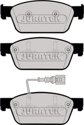 JCP8043 JURATEK Комплект тормозных колодок, дисковый тормоз