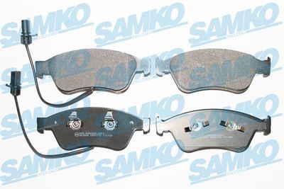 5SP1772 SAMKO Комплект тормозных колодок, дисковый тормоз