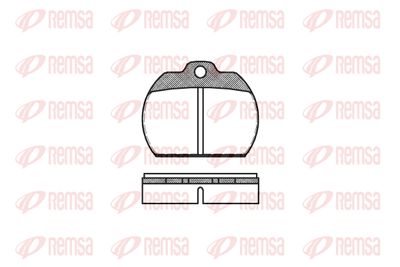 008200 REMSA Комплект тормозных колодок, дисковый тормоз