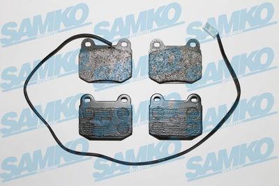 5SP022 SAMKO Комплект тормозных колодок, дисковый тормоз