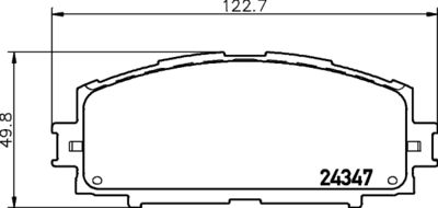 MDB2776 MINTEX Комплект тормозных колодок, дисковый тормоз