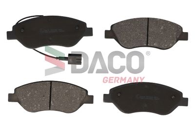 322369 DACO Germany Комплект тормозных колодок, дисковый тормоз