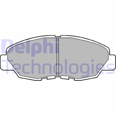 LP734 DELPHI Комплект тормозных колодок, дисковый тормоз