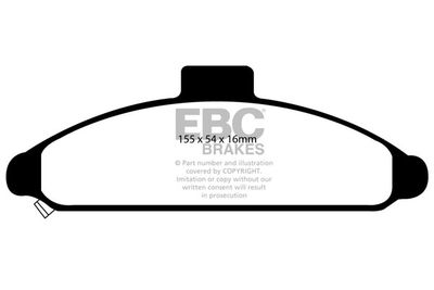 DP919 EBC Brakes Комплект тормозных колодок, дисковый тормоз