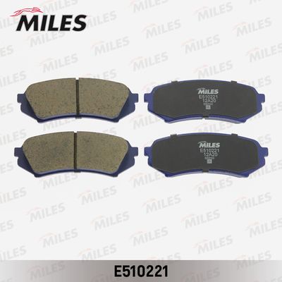 E510221 MILES Комплект тормозных колодок, дисковый тормоз