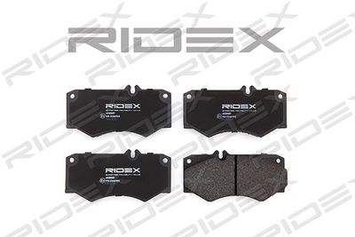 402B0207 RIDEX Комплект тормозных колодок, дисковый тормоз