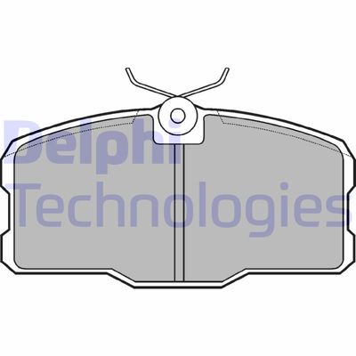 LP466 DELPHI Комплект тормозных колодок, дисковый тормоз