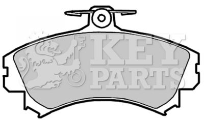 KBP2151 KEY PARTS Комплект тормозных колодок, дисковый тормоз