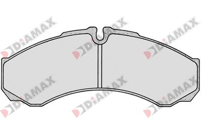 N09049 DIAMAX Комплект тормозных колодок, дисковый тормоз