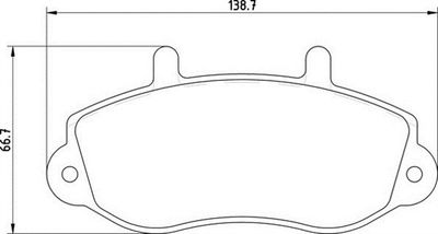 363710209075 MAGNETI MARELLI Комплект тормозных колодок, дисковый тормоз