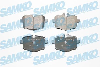 5SP1631 SAMKO Комплект тормозных колодок, дисковый тормоз