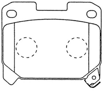 FP0630 FIT Комплект тормозных колодок, дисковый тормоз