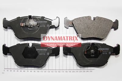 DBP779 DYNAMATRIX Комплект тормозных колодок, дисковый тормоз