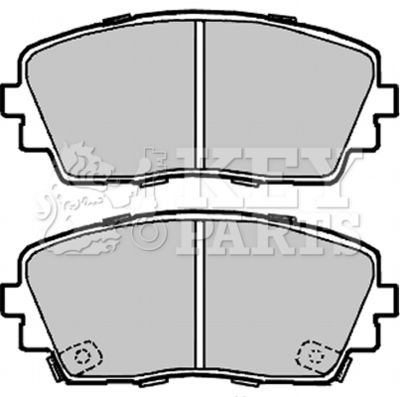 KBP2332 KEY PARTS Комплект тормозных колодок, дисковый тормоз