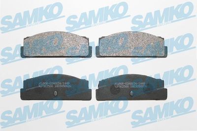5SP002 SAMKO Комплект тормозных колодок, дисковый тормоз