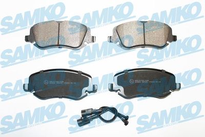 5SP842 SAMKO Комплект тормозных колодок, дисковый тормоз