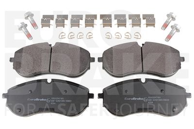 55022247161 EUROBRAKE Комплект тормозных колодок, дисковый тормоз