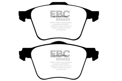 DP41690R EBC Brakes Комплект тормозных колодок, дисковый тормоз