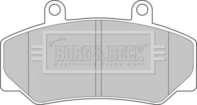 BBP1087 BORG & BECK Комплект тормозных колодок, дисковый тормоз