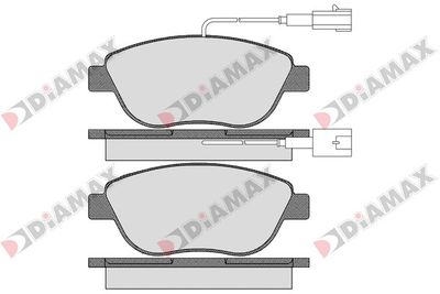 N09528 DIAMAX Комплект тормозных колодок, дисковый тормоз