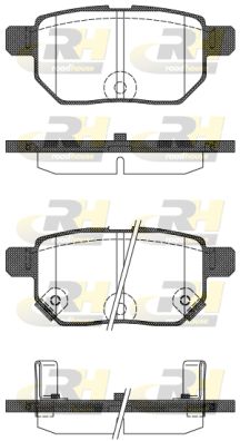 2128622 ROADHOUSE Комплект тормозных колодок, дисковый тормоз