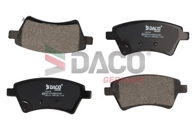 325230 DACO Germany Комплект тормозных колодок, дисковый тормоз