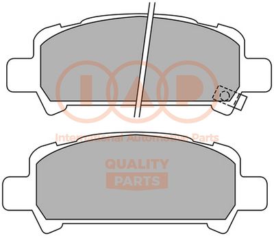 70415051P IAP QUALITY PARTS Комплект тормозных колодок, дисковый тормоз