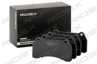 402B1098 RIDEX Комплект тормозных колодок, дисковый тормоз