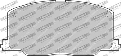 FCP602H FERODO RACING Комплект тормозных колодок, дисковый тормоз