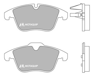 LVXL1682 MOTAQUIP Комплект тормозных колодок, дисковый тормоз