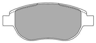 FBP1217 FREMAX Комплект тормозных колодок, дисковый тормоз