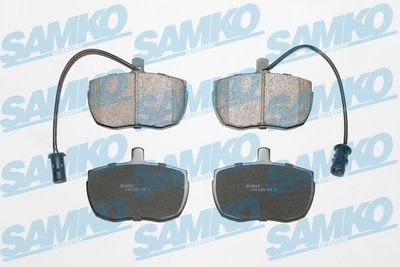 5SP968 SAMKO Комплект тормозных колодок, дисковый тормоз