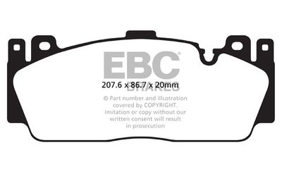 DP92148 EBC Brakes Комплект тормозных колодок, дисковый тормоз