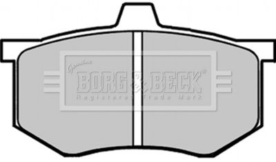 BBP1275 BORG & BECK Комплект тормозных колодок, дисковый тормоз