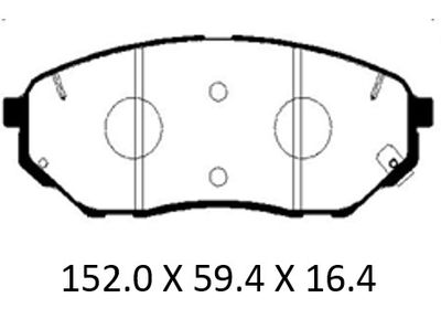 PBP013KOR PATRON Комплект тормозных колодок, дисковый тормоз